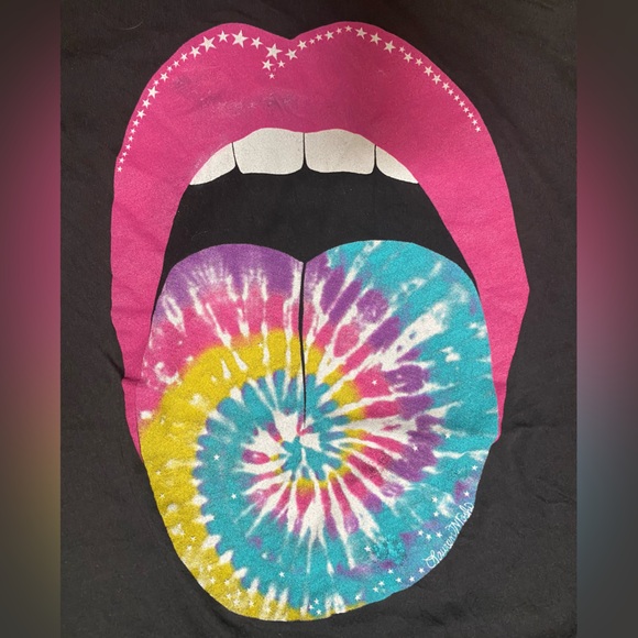 New Lauren Moshi Cold Shoulder Tye Dye Tongue - Picture 6 of 10